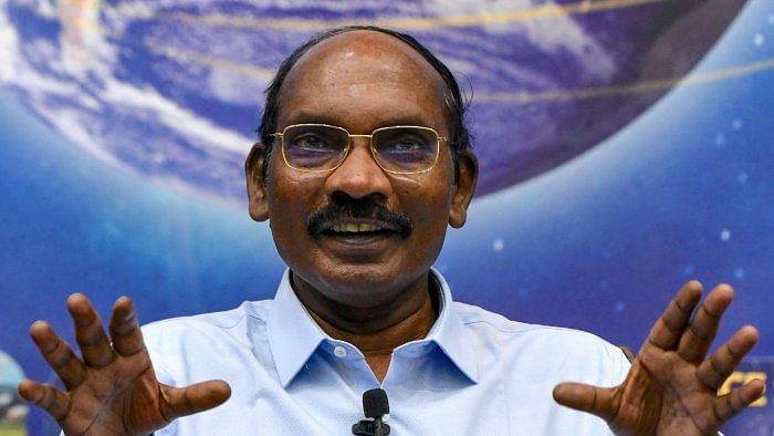 ISRO chief K Sivan. Credit: AFP File Photo