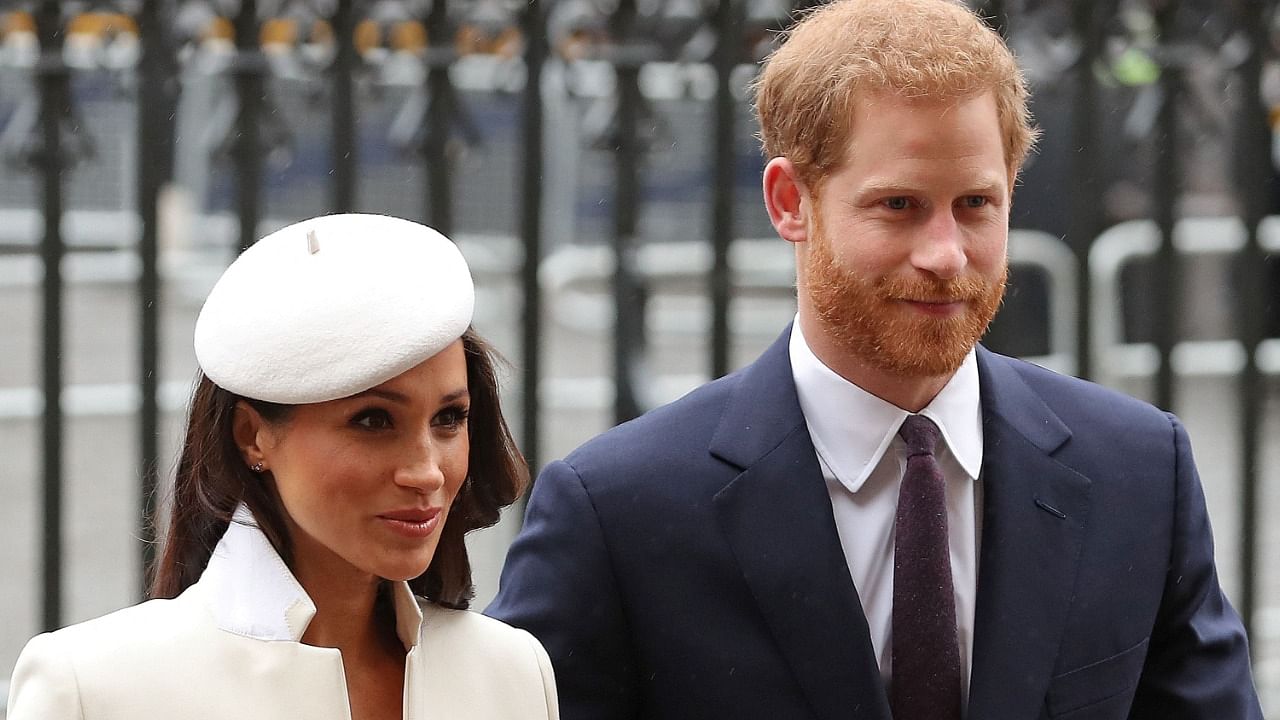 Britain's Prince Harry and Meghan Markle. Credit: AFP File Photo