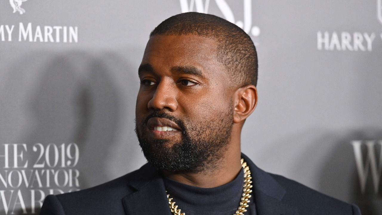 American rapper Kanye West. Credit: AFP File Photo