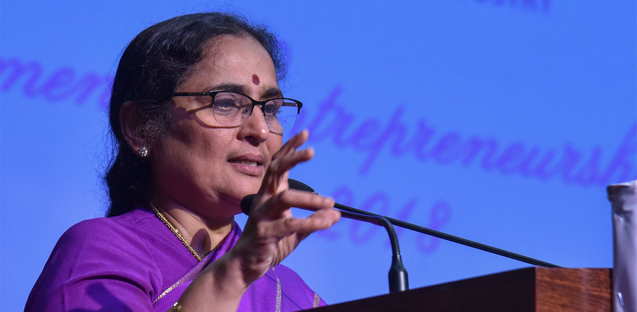 K Ratna Prabha, former Chief Secretary of Karnataka. Credit: DH Photo/S K Dinesh