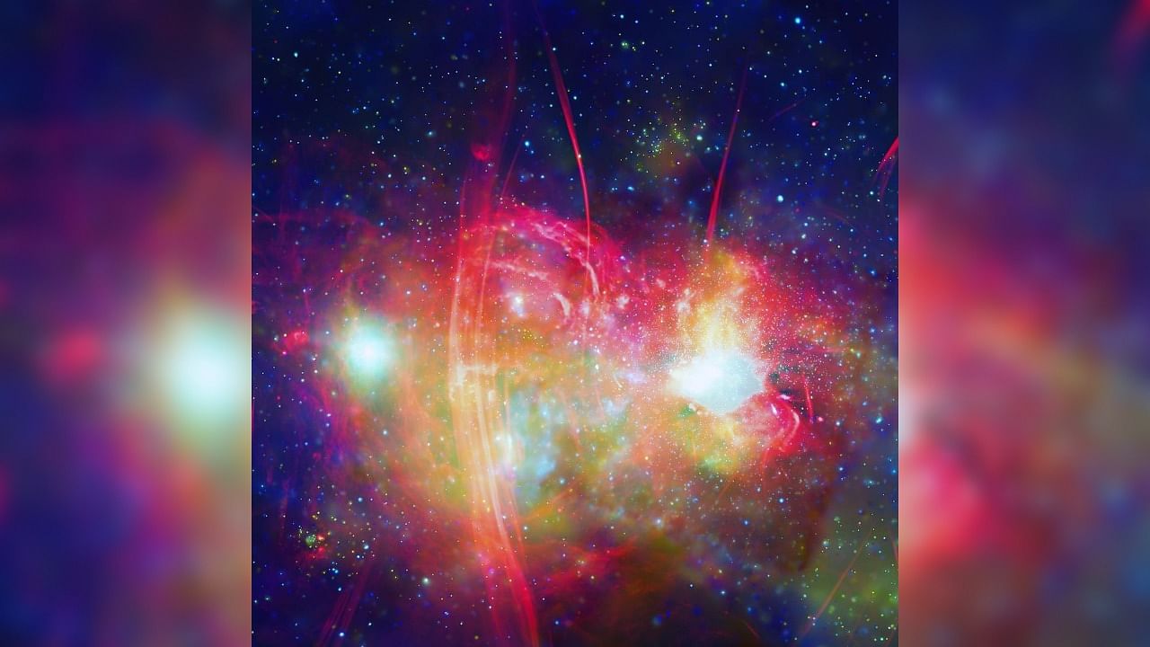 One of the images shared by the Chandra X-Ray Observatory. Credit: Instagram/nasachandraxray.