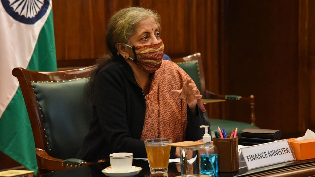 FM Nirmala Sitharaman. Credit: PTI file photo.