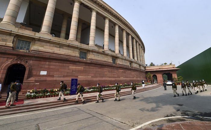 Parliament building in Delhi. Credit: PTI File Photo
