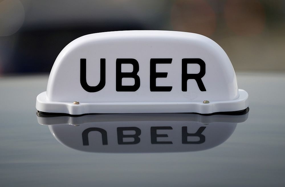 The Logo of taxi company Uber. Credit: Reuters Photo