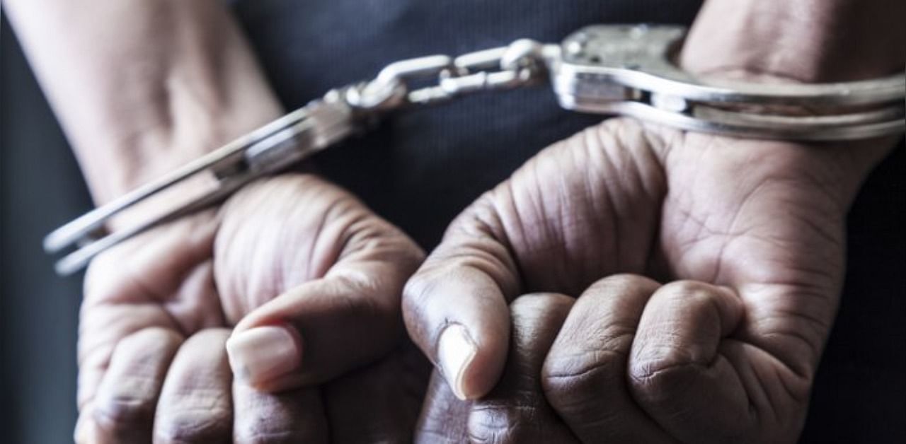 The arrested persons were identified as Zameer Ahmed Mongryal and Sajad Ahmed, both residents of border town Uri in Baramulla. Credit: iStock Photo