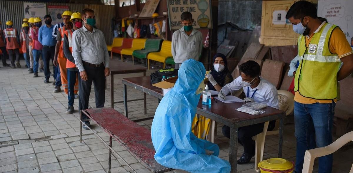 Maharashtra received 54.17 lakh doses of the Covid-19 vaccines, of which the state used 23.98 lakh doses till March 12. Credit: AFP Photo 