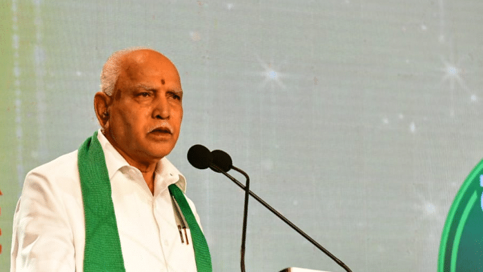 Karnataka Chief Minister B S Yediyurappa. Credit: Twitter/@BSYBJP