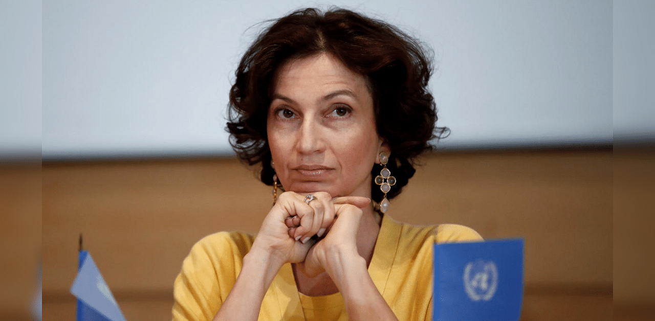 Audrey Azoulay, Director-General of UNESCO. Credit: AFP Photo