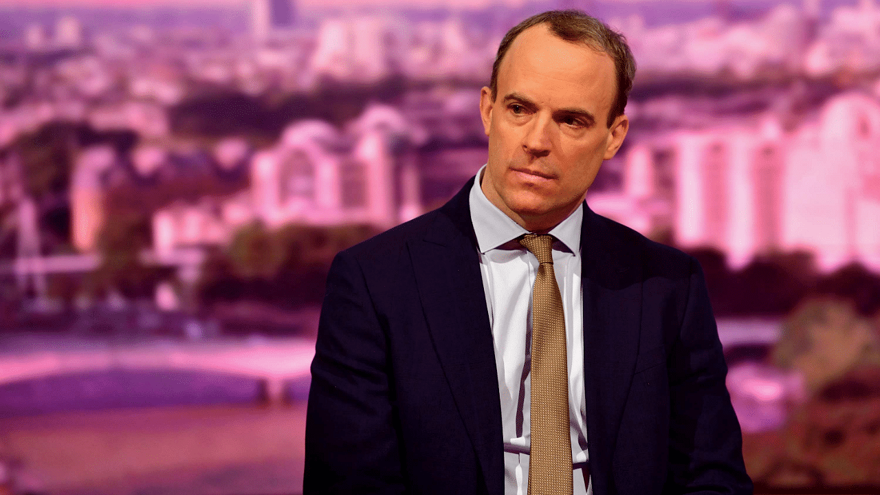 Britain's Foreign Secretary Dominic Raab. Credit: Reuters Photo