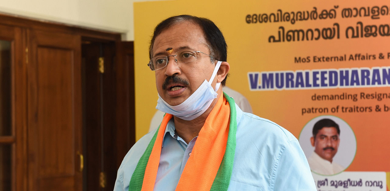 Kerala BJP leader V Muraleedharan. Credit: PTI Photo