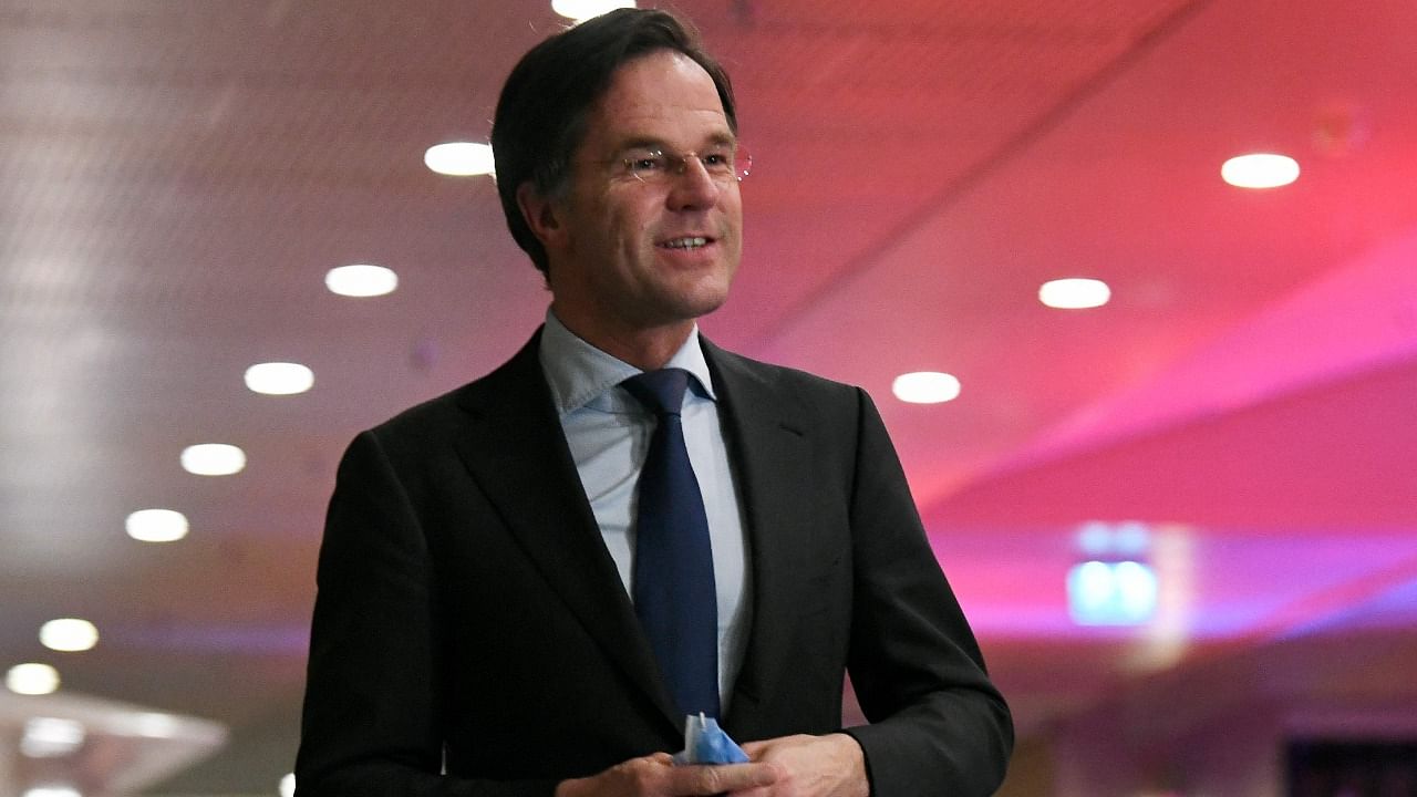  Dutch Prime Minister Mark Rutte's party won the most seats in elections dominated by the coronavirus pandemic. Credit: AFP Photo