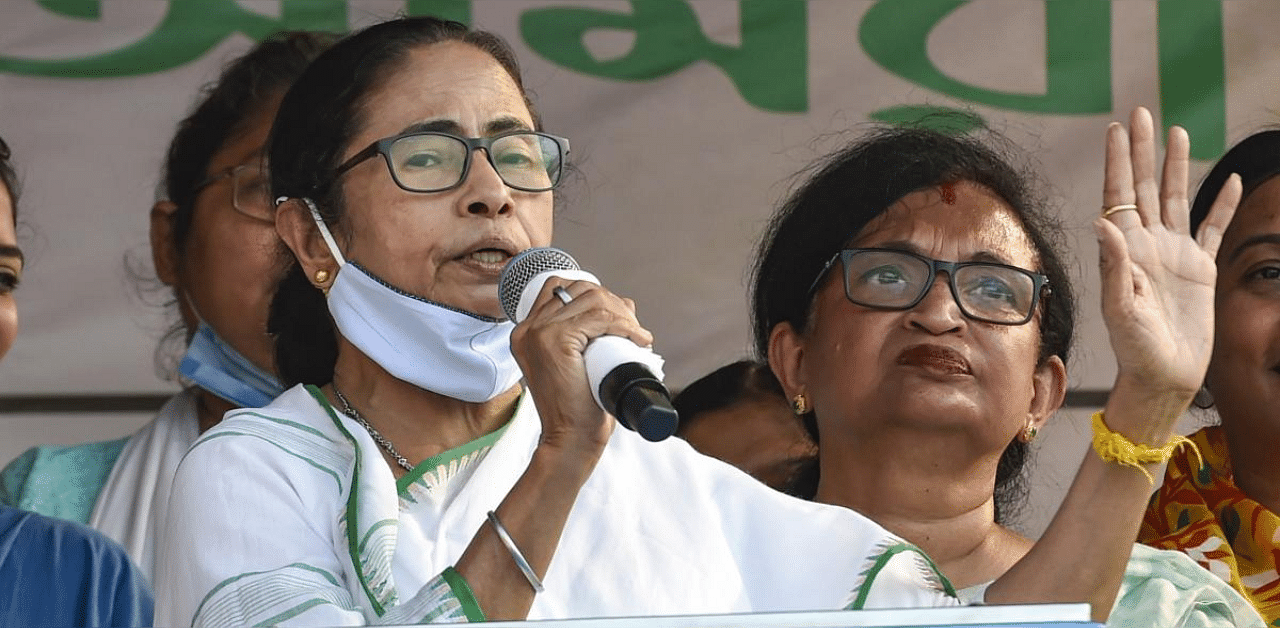 West Bengal Chief Minister Mamata Banerjee. Credit: PTI photo.