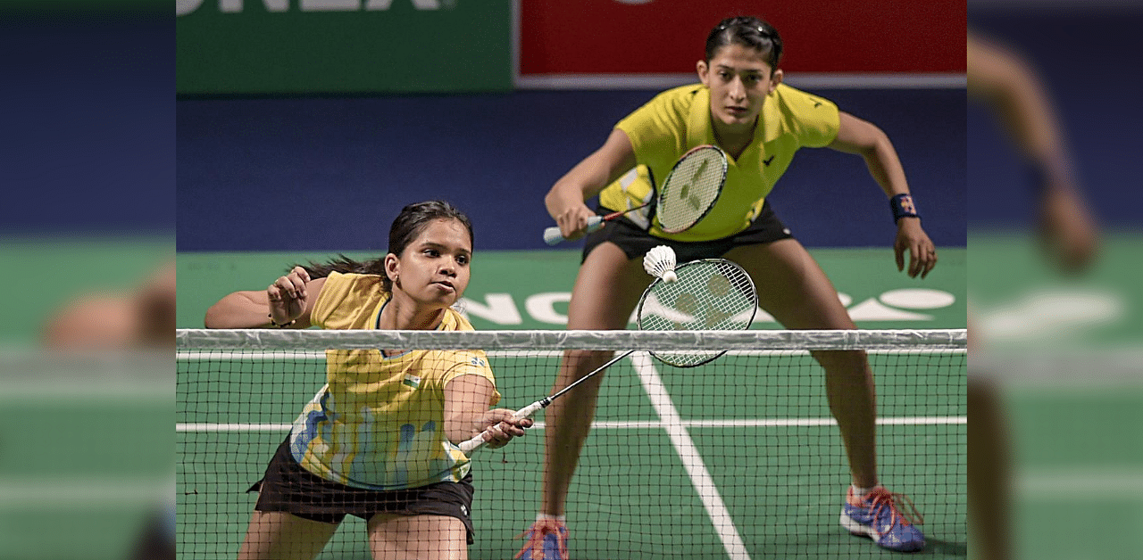 India's Ashwini Ponnappa and N Sikki Reddy. Credit: PTI photo.