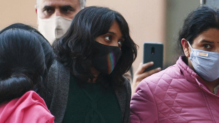 Bengaluru-based climate activist Disha Ravi. Credit: AFP Photo