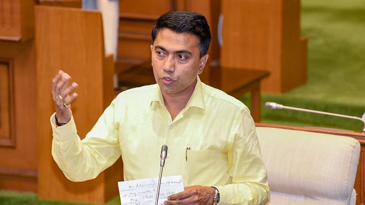 Goa Chief Minister Pramod Sawant. Credit: PTI File Photo