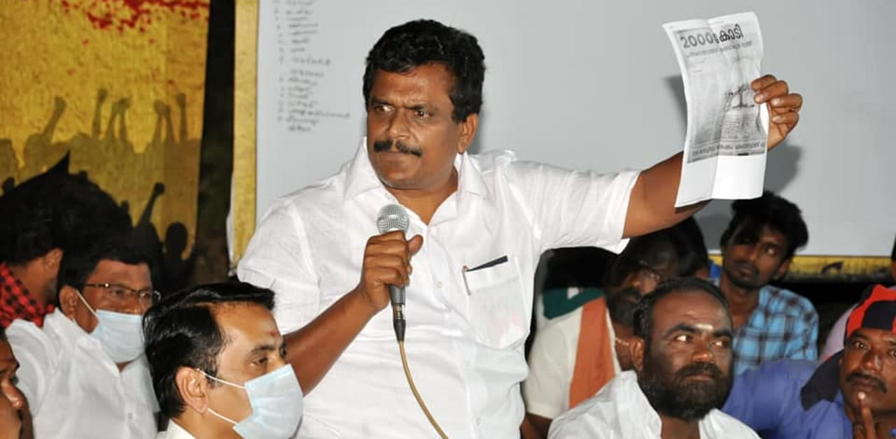 DMK's Thanga Tamilselvan. Credit: Special Arrangement
