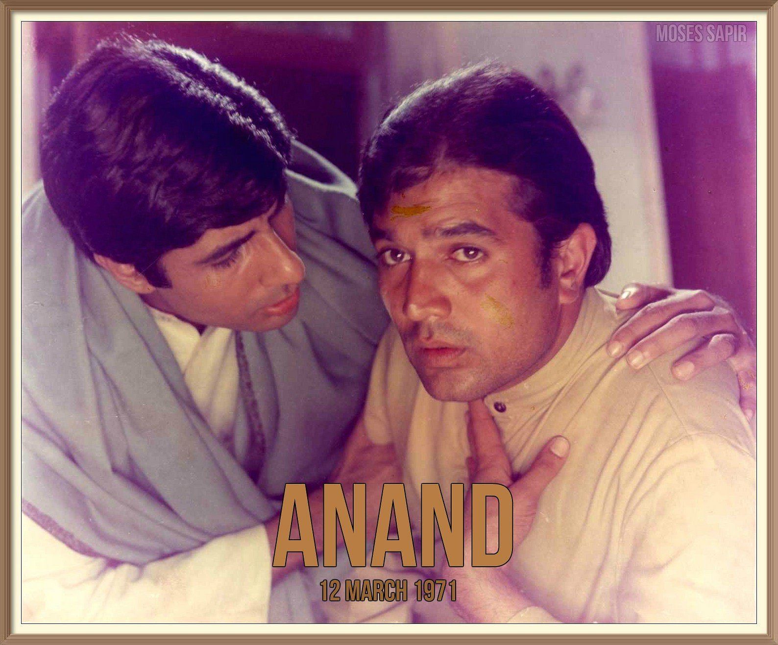 In Anand, released in 1971, Amitabh Bachchan plays doctor to a terminally ill patient, essayed by Rajesh Khanna. TWITTER/FILM HISTORY PICS  