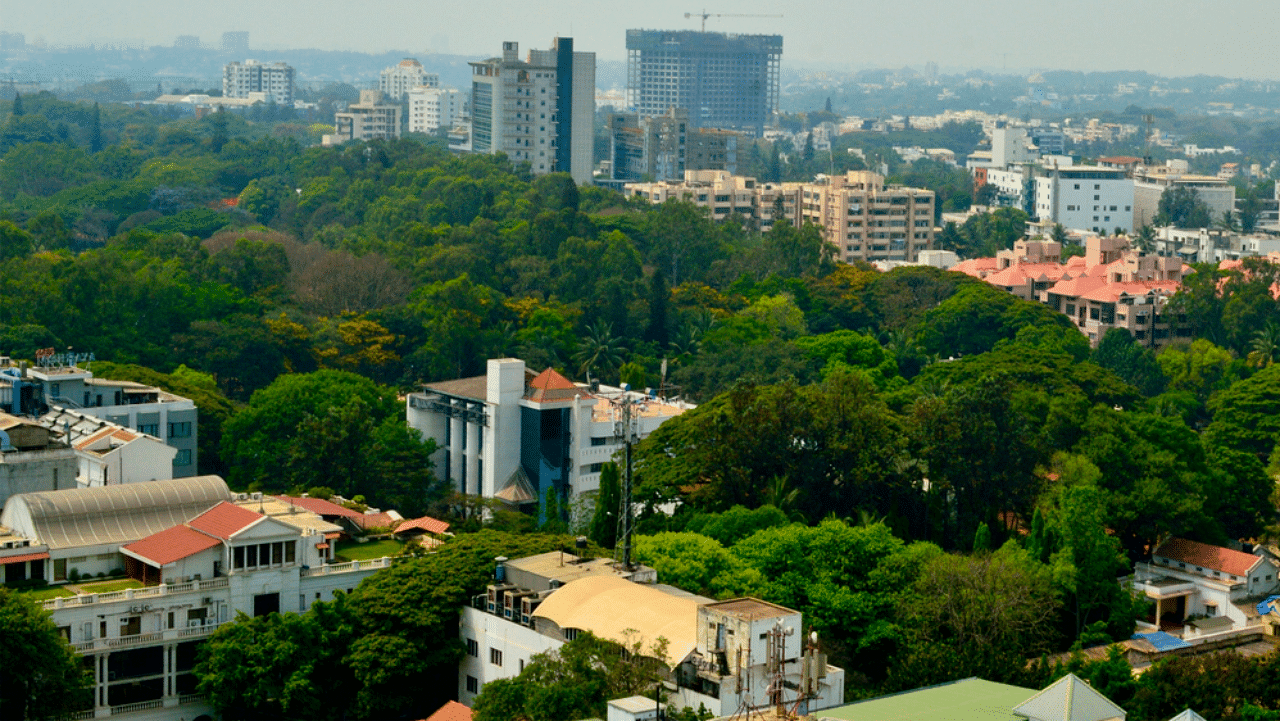 Ariel view of Bengaluru. Credit: iStock Photo