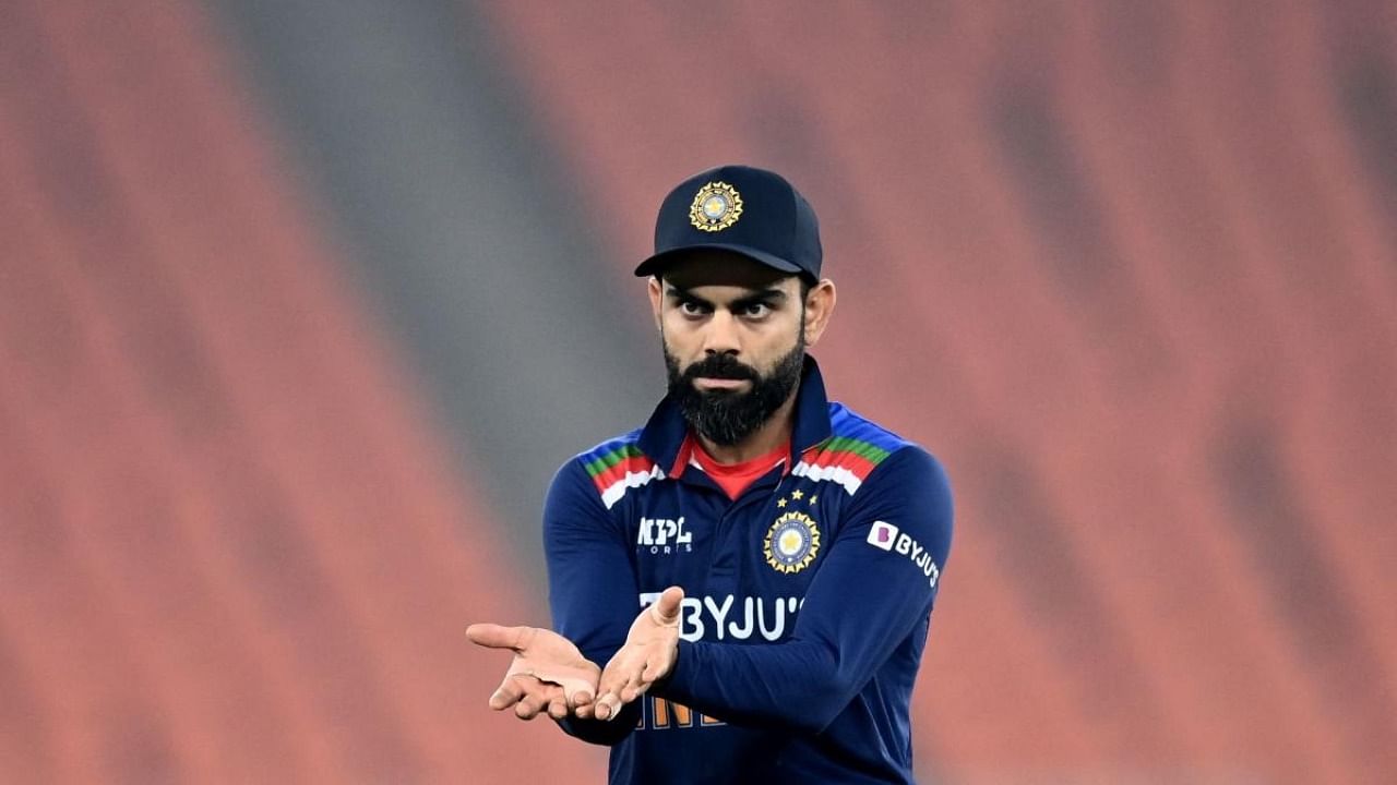Virat Kohli pleaded guilty to the offence and accepted the proposed sanction. Credit: AFP.