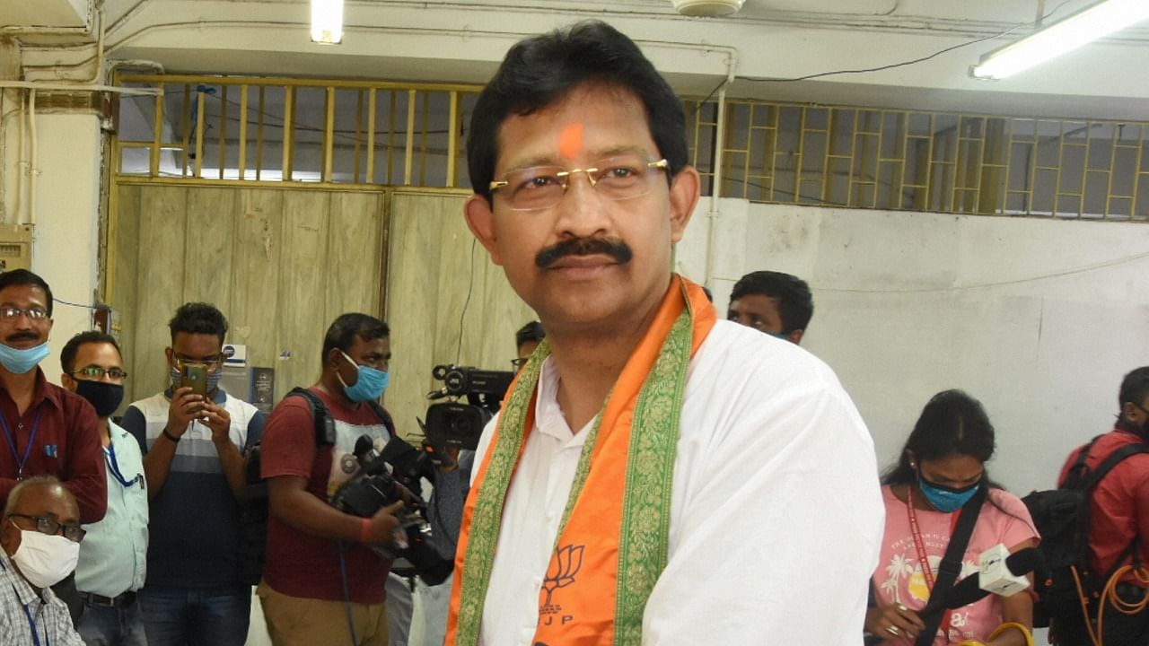 BJP's West Bengal Assembly elections candidate Rajib Banerjee. Credit: PTI Photo