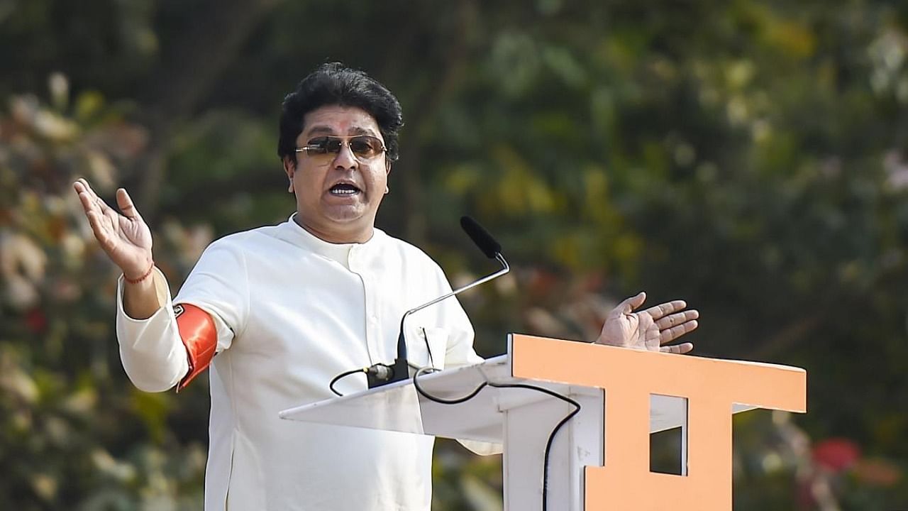 Raj Thackeray. Credit: PTI file photo.