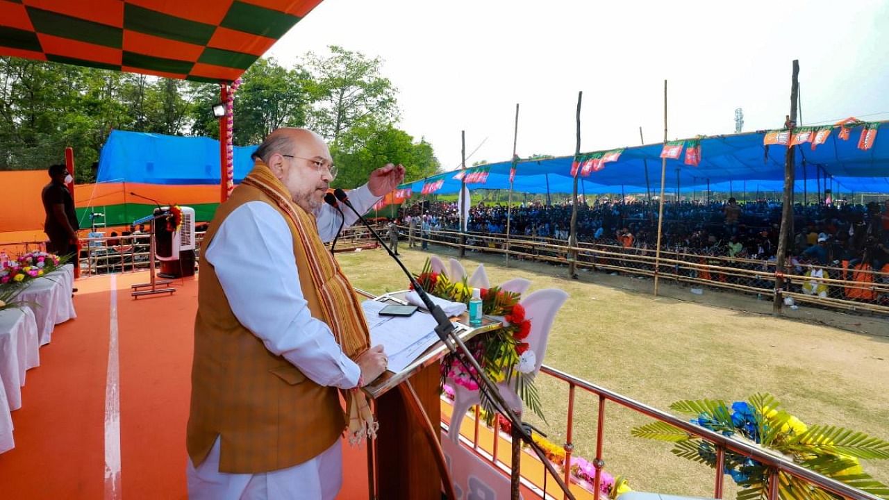 Union Home Minister Amit Shah. Credit: PTI.