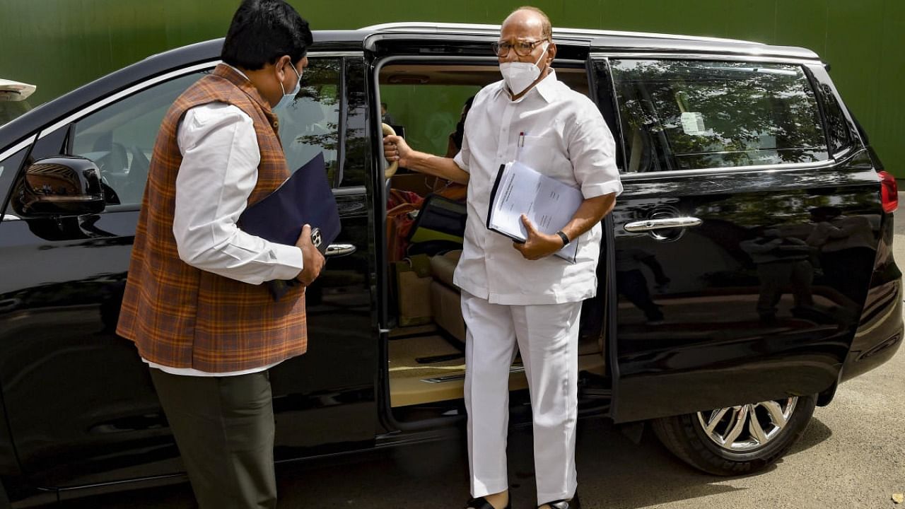 NCP president Sharad Pawar. Credit: PTI file photo.