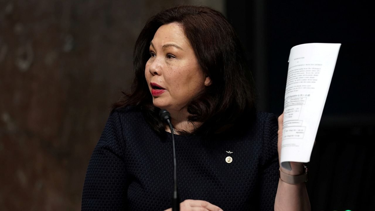 Senator Tammy Duckworth (D-IL). Credit: Reuters File Photo