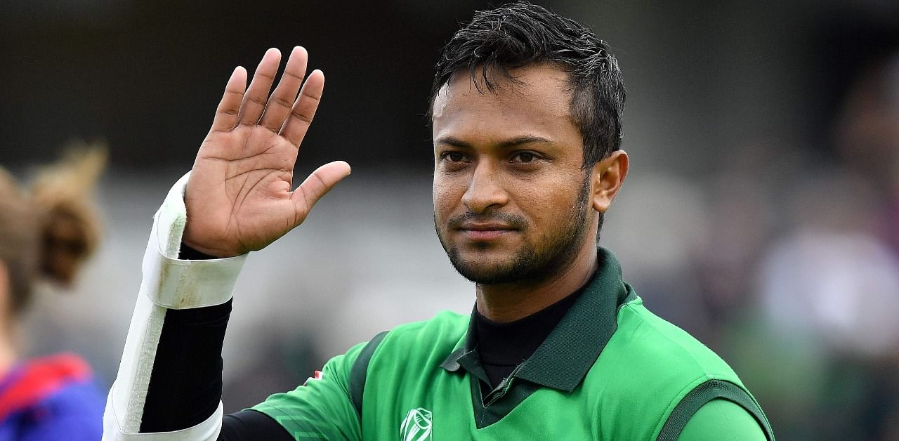 Shakib had on Sunday claimed that the BCB has 'misrepresented' his decision to play in the IPL. Credit: AFP Photo