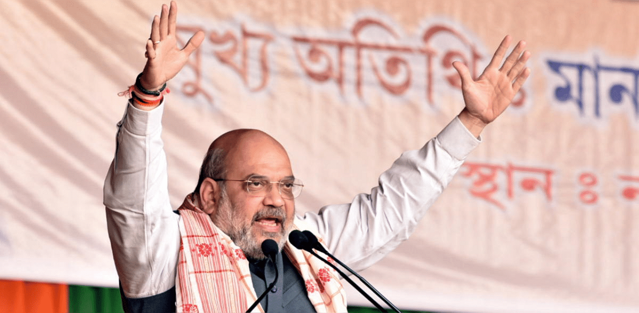 Union Home Minister and BJP leader Amit Shah. Credit: PTI photo.