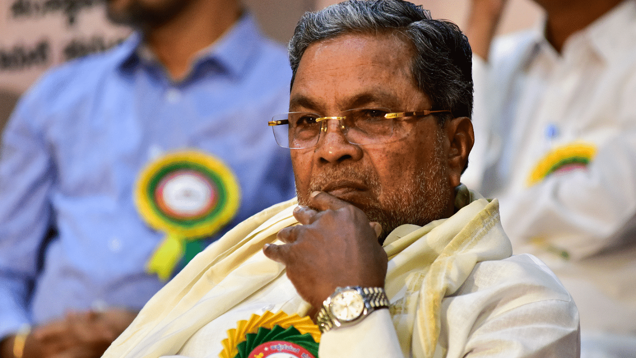 Karnataka Leader of the Opposition Siddaramaiah. Credit: DH Photo