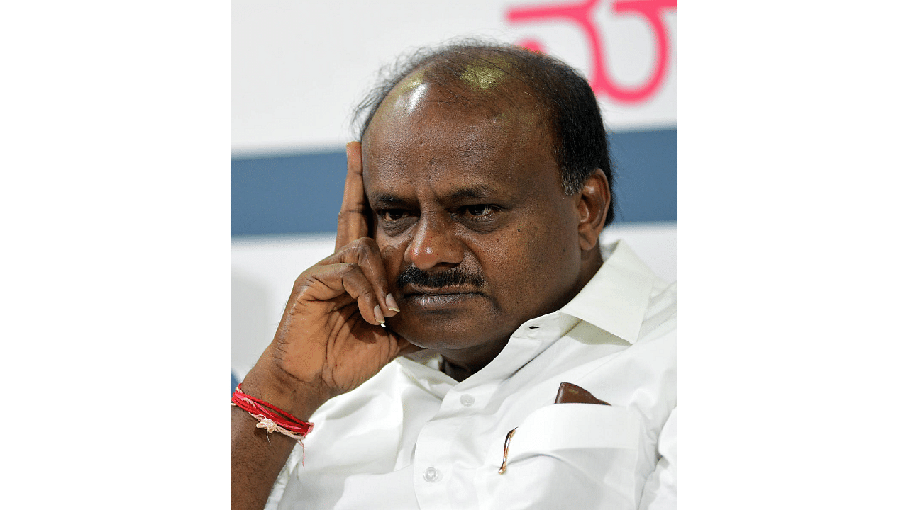 Former Chief Minister H D Kumaraswamy, Credit: DH Photo