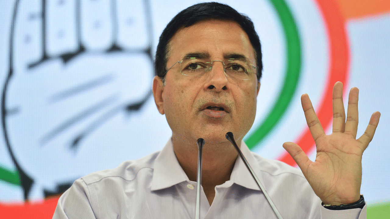 Congress spokesperson Randeep Singh Surjewala. Credit: PTI Photo