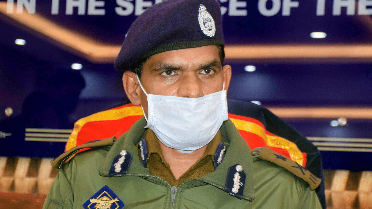 Inspector General of Police (IGP) Kashmir Vijay Kumar. Credit: PTI Photo