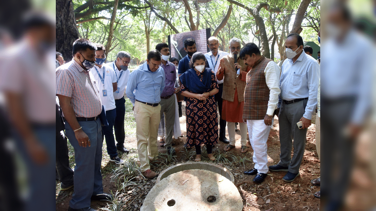 The event, coinciding with World Water Day celebrations, introduced various water conservation infrastructure around the park. Credit: DH Photo