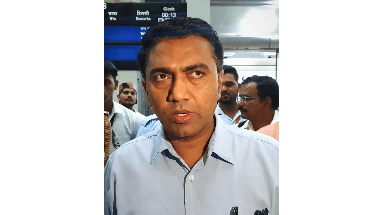 Goa Chief Minister Pramod Sawant. Sawant. Credit: PTI Photo