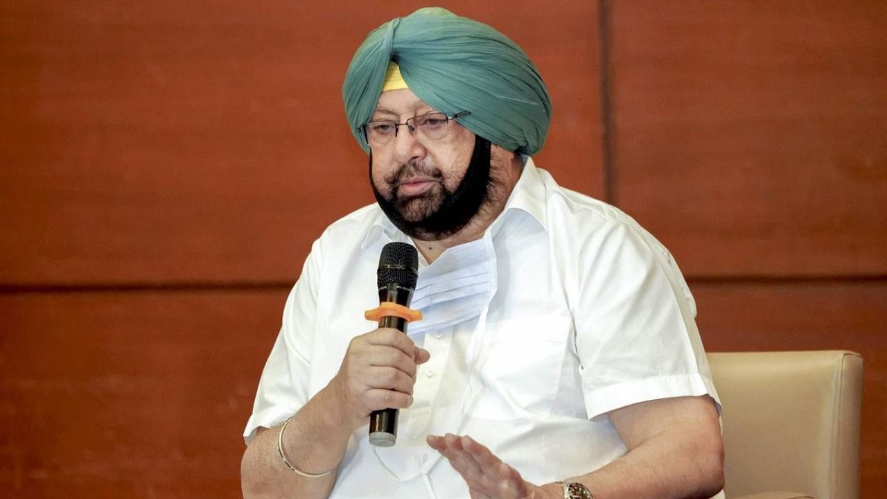 Amarinder Singh appealed to people to get themselves vaccinated and stressed the need for the Central government to urgently open up vaccination for a larger section of the population. Credit: PTI file photo.