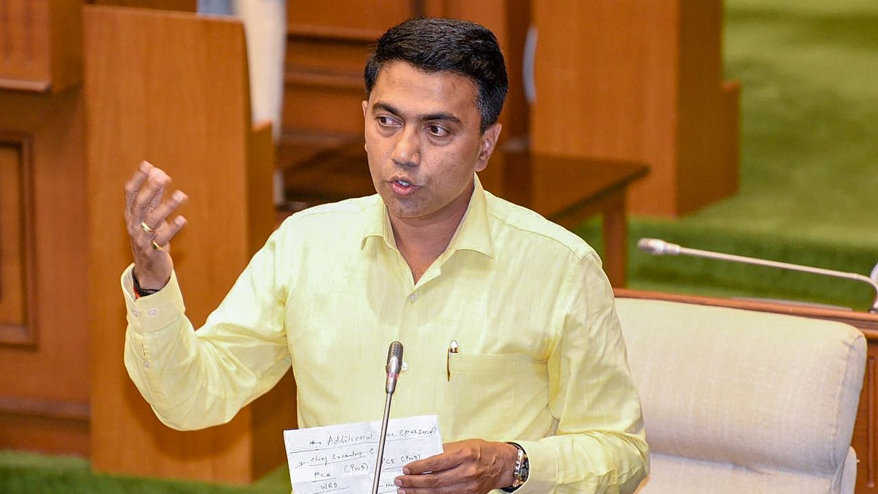 Goa Chief Minister Pramod Sawant. Credit: PTI File Photo