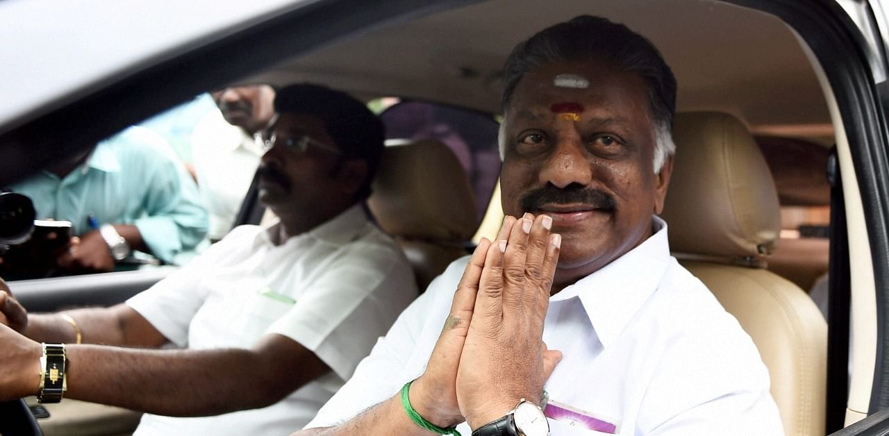 AIADMK leader and Tamil Nadu deputy CM O Panneerselvam. Credit: PTI Photo