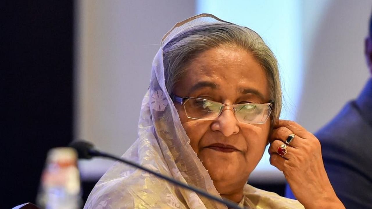 Bangladesh PM Sheikh Hasina. Credit: PTI file photo.