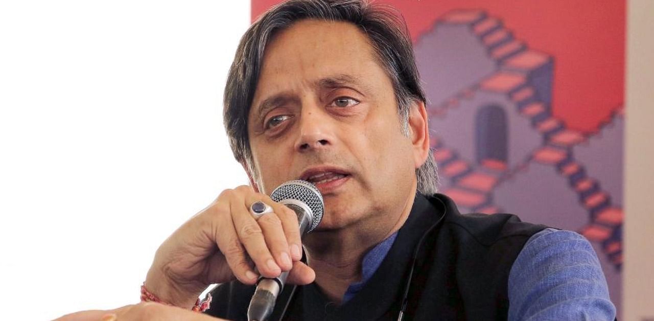Shashi Tharoor file photo. Credit: PTI Photo