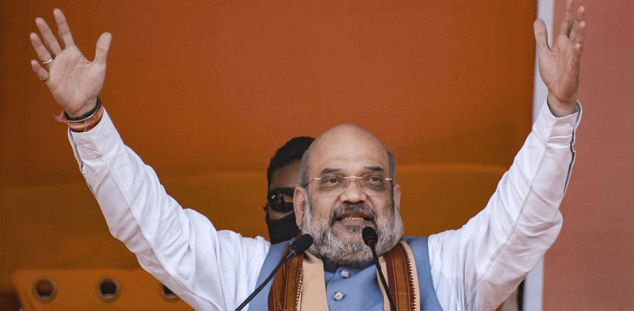 Union Home Minister and BJP leader Amit Shah. Credit: PTI file photo. 