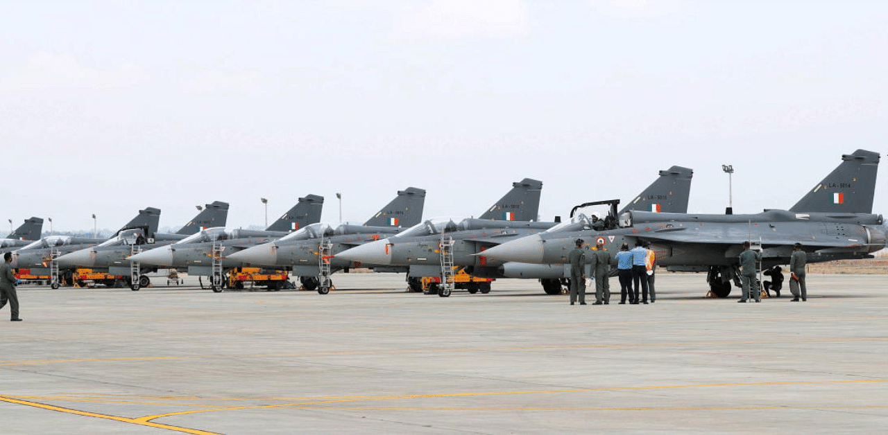 IAF Tejas. Credit: PTI file photo.