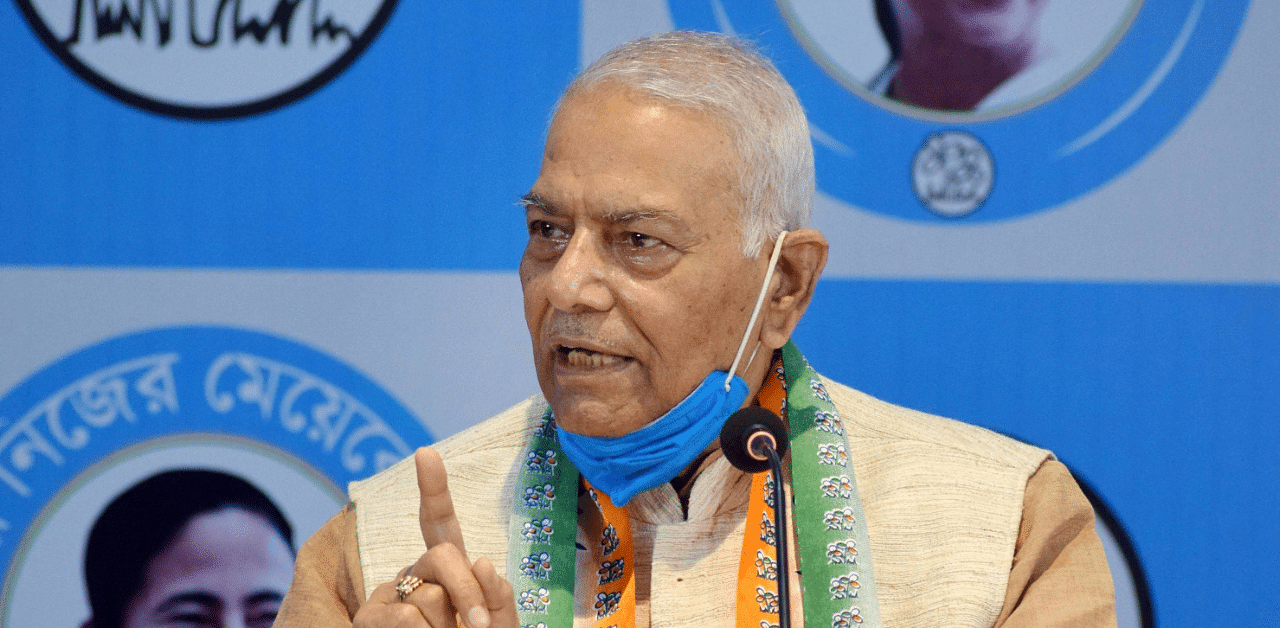 TMC Vice President Yashwant Sinha. Credit: PTI Photo