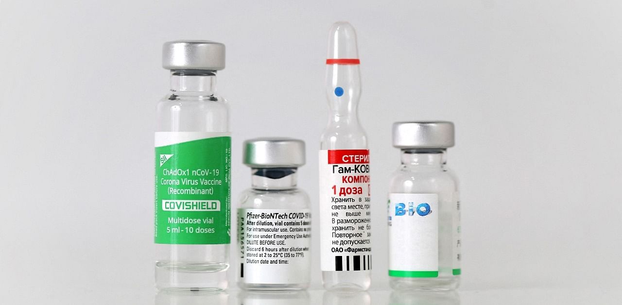 Vials of coronavirus vaccines. Credit: AFP Photo