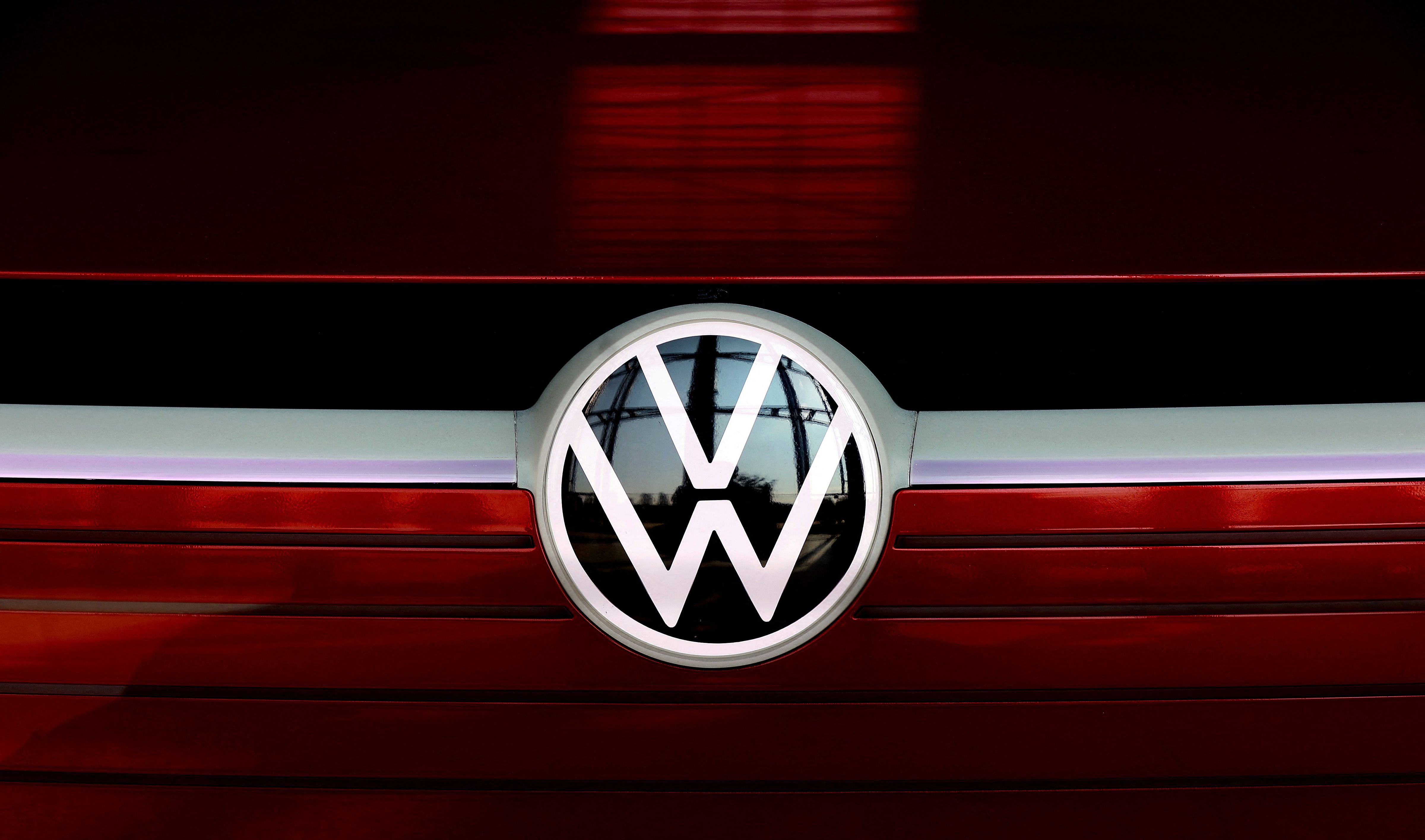 The VW logo is on display at the headquarters of German carmaker Volkswagen. Credit: AFP Photo