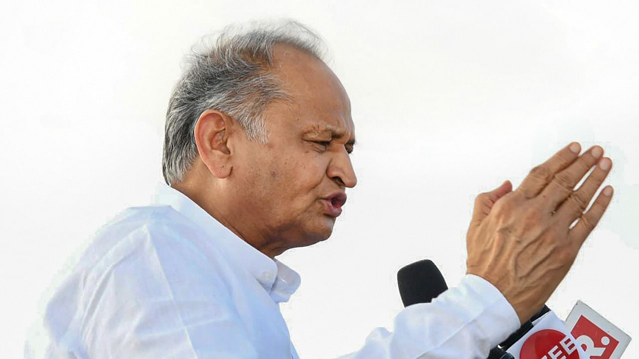 Rajasthan CM and Congress leader Ashok Gehlot. Credit: PTI File Photo