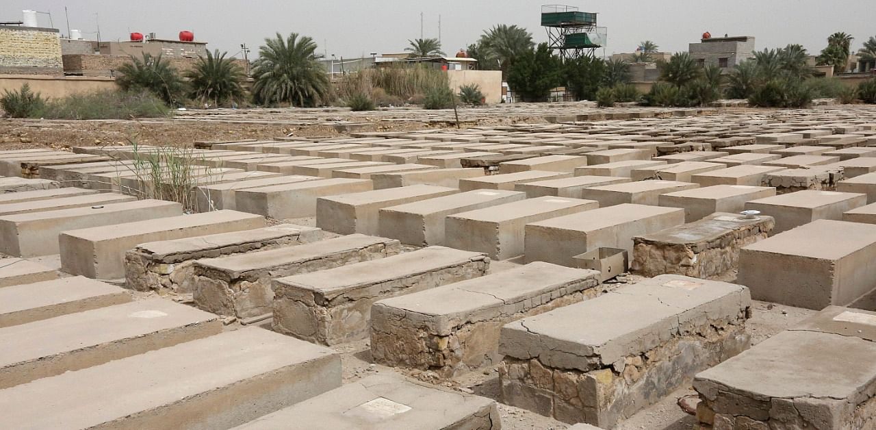 A view of graves at the Habibiya Jewish cemetery in Iraq's capital. Credit: AFP Photo