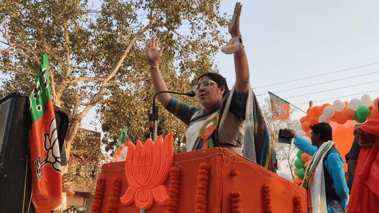 Lok Sabha MP Locket Chatterjee. Credit: Facebook/LocketChatterjeeBJP