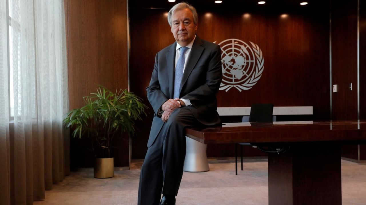 UN Secretary-General Antonio Guterres. Credit: Reuters file photo.